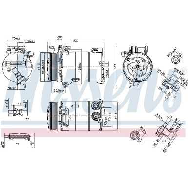 Kompressor PKW Ford Mondeo 07 FIRST FIT 890213
