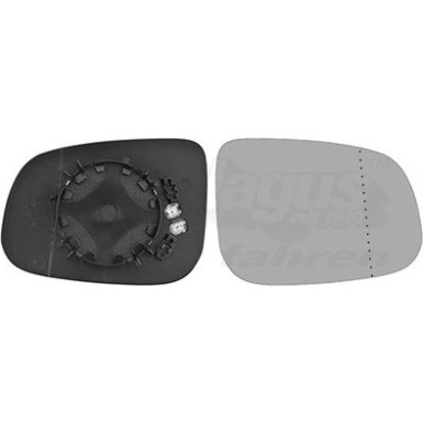 Aussenspiegelglas re. bhz Volvo S60 II asph. OE 30716483 HAGUS Aussenspiegelglas re. bhz Volvo S60 II asph. OE 30716483 HAGUS