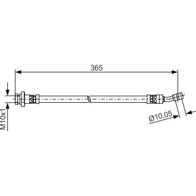 Bremsschlauch HYUNDAI,KIA 1987481499