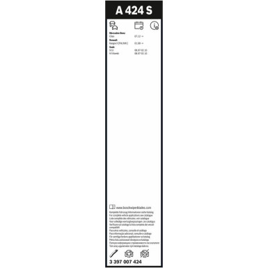 Bosch Scheibenwischer Aerotwin A424S 600/550 3397007424 Bosch Scheibenwischer Aerotwin A424S 600/550 3397007424