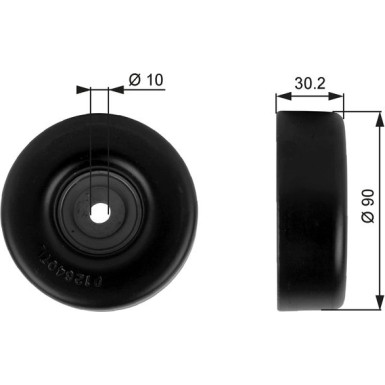 Umlenk-/Führungsrolle, Keilrippenriemen T38042 Umlenk-/Führungsrolle, Keilrippenriemen T38042