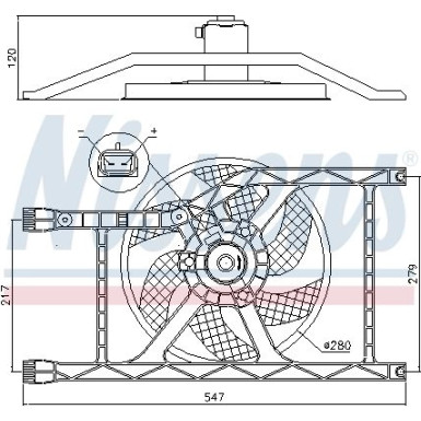 Kühlerlüfter PKW Fiat 500 07 85920 Kühlerlüfter PKW Fiat 500 07 85920