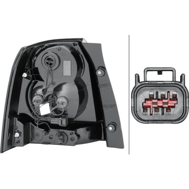 HECKLEUCHTE R HELLA 2VP 354 814-021 HECKLEUCHTE R HELLA 2VP 354 814-021