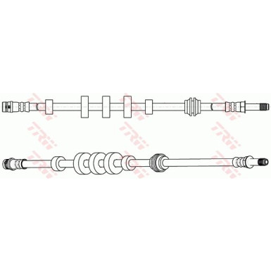 Bremsschlauch AUDI A5 Sportback 1.8 TFSI 14 PHB617