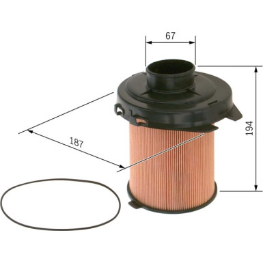 Luftfilter 1457429908 Luftfilter 1457429908