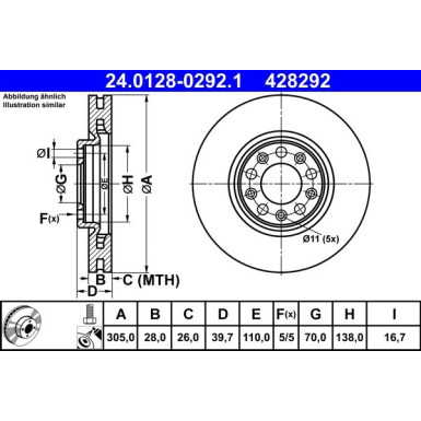 Bremsscheibe 24.0128-0292.1
