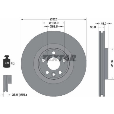 Bremsscheibe 92348805 Bremsscheibe 92348805