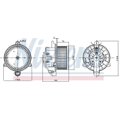 Innenraumgebläse Ford Transit 14 87536