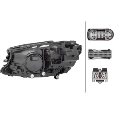 SCHEINWERFER R HELLA MERCEDES E-KLASSE 16 1EX 014 215-321