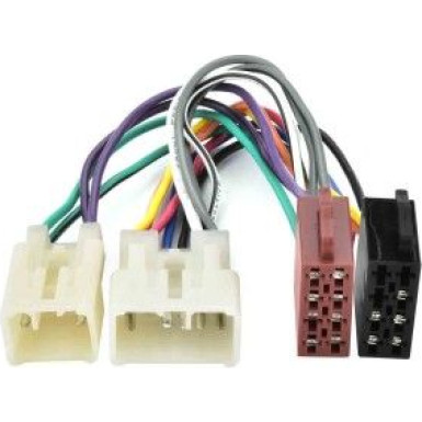 Phonocar ISO-Kabel für Autoradios 15 cm Citroen C1 2014>; Daihatsu Materia, Sirion 2008>, Terios; Peugeot 108 2014>; Subaru BRZ, Forester 2007>, Impreza 2007>, Justy 2008>, Legacy 2012>, Outback 2012>2015, Outback 2015>, Trezia 2011>, XV 2015>; Toyota alle Modelle außer Aygo 2014> und Land Cruiser 04713