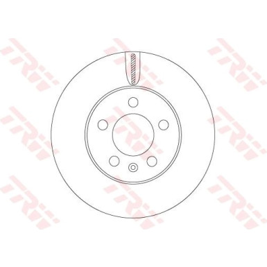 20 481 003 Bremsscheibe VA DF6584 20 481 003 Bremsscheibe VA DF6584