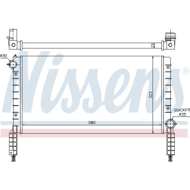 Wasserkühler PKW 61769