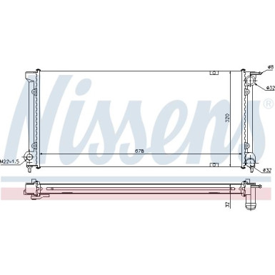 Wasserkühler PKW 652621