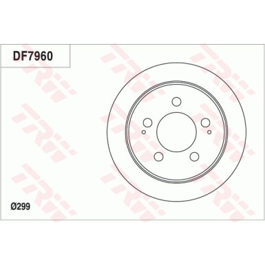 Bremscheibe Ssangyong T. Actyon/Kyron/Rexton 05 DF7960 Bremscheibe Ssangyong T. Actyon/Kyron/Rexton 05 DF7960