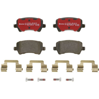 BREMBO Bremsklötze Xtra HA P 86 021X BREMBO Bremsklötze Xtra HA P 86 021X
