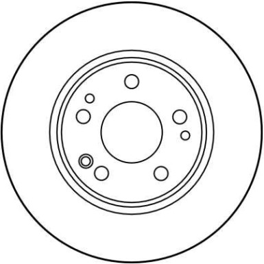 Bremsscheibe Db P. W124/W201 84-96 DF1585