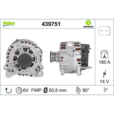 VALEO Generator 439751 VALEO Generator 439751