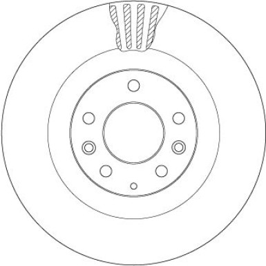 Bremsscheibe Mazda P. Cx-7/Cx-9 07 DF8043 Bremsscheibe Mazda P. Cx-7/Cx-9 07 DF8043
