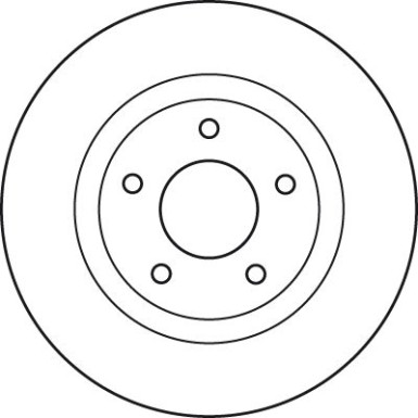Bremsscheibe Jeep P. Compass/Patriot 2.0-2.4 06 DF4932 Bremsscheibe Jeep P. Compass/Patriot 2.0-2.4 06 DF4932