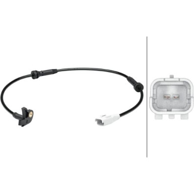Sensor, Raddrehzahl 6PU 012 679-181