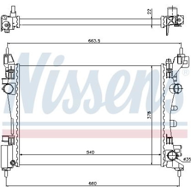 Wasserkühler PKW 61918