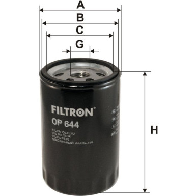 FILTRON Ölfilter OP644 FILTRON Ölfilter OP644