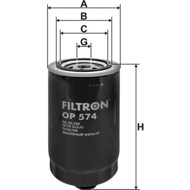FILTRON Ölfilter OP 574 FILTRON Ölfilter OP 574