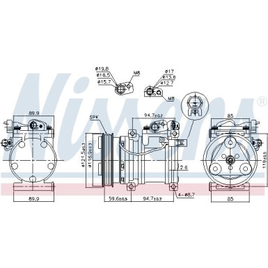 Kompressor PKW Hyundai i10 08 FIRST FIT 89294