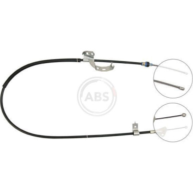 A.B.S. Handbremsseil Seilzug Festellbremse K19908