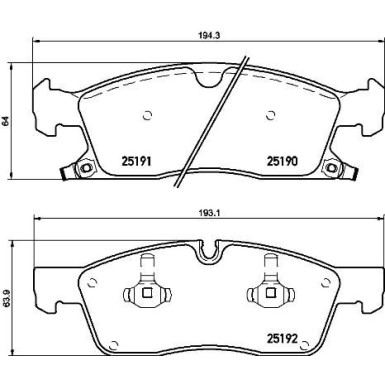BREMBO Bremsklötze VA JEEP Grand Cherokee 12 PRIME LINE P 37 015 BREMBO Bremsklötze VA JEEP Grand Cherokee 12 PRIME LINE P 37 015