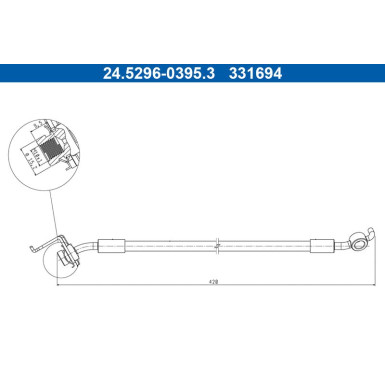 ATE Bremsschlauch 24.5296-0395.3