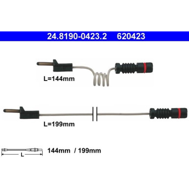 ATE Verschleißsensor 24.8190-0423.2 ATE Verschleißsensor 24.8190-0423.2