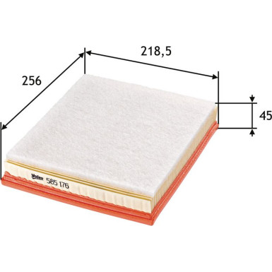 VALEO Luftfilter 585176