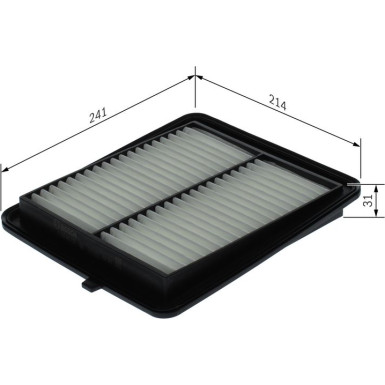 Luftfiltereinsatz F 026 400 723 Luftfiltereinsatz F 026 400 723