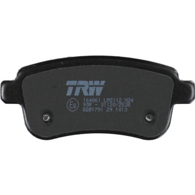 Bremsklötze HA RENAULT Megane 08 COTEC GDB1791 Bremsklötze HA RENAULT Megane 08 COTEC GDB1791