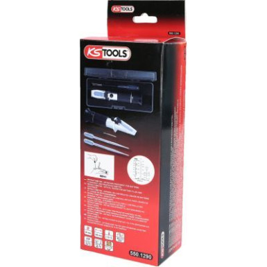 KS TOOLS Refraktometer – Kühlmittel/Batteriesäure 550.1290