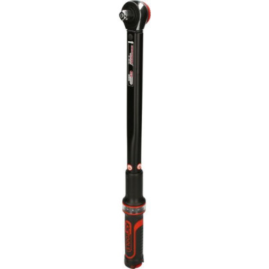 KS TOOLS ERGOTORQUE®Präzisions-Drehmomentschlüssel mit Ratschenkopf mit Drehknopfverstellung 516.1442