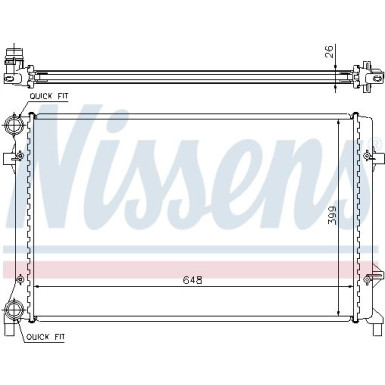 Wasserkühler PKW AUDI A3 03 FIRST FIT 65277A