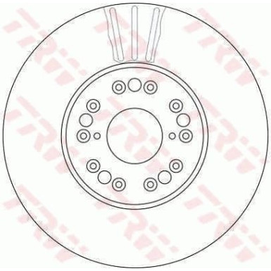 Bremsscheibe Toyota P TRW SINGLE DF4182S Bremsscheibe Toyota P TRW SINGLE DF4182S