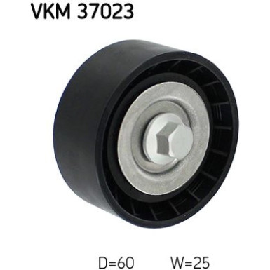 Multi-V-Spannrolle MERCEDES A,B-Klasse 11 VKM 37023