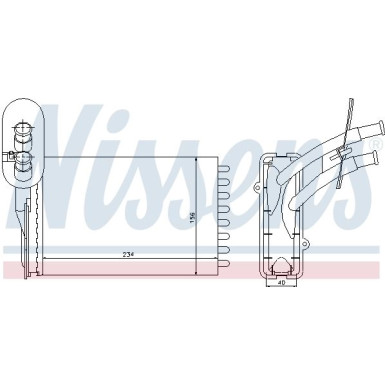 NISSENS Heizkörper 73961 NISSENS Heizkörper 73961