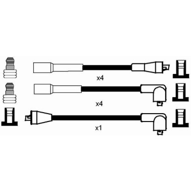 RC-RV309 NGK - Zündkabelsatz LAND ROVER Discovery 93-98 8279