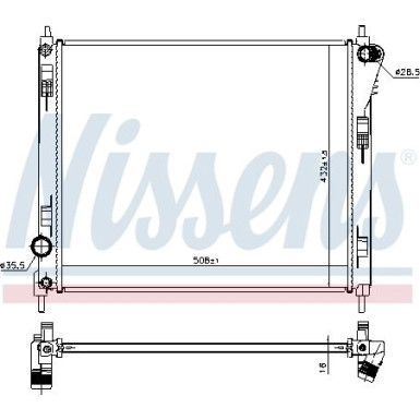 Wasserkühler PKW 606120 Wasserkühler PKW 606120