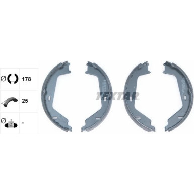 Handbremsbacken Volvo S60/S80/V70/Xc70/Xc90 91062300
