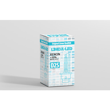 LIMOX LED Xenon Brenner Birne D2S P32d-2 12V 35 Watt 4300K Kelvin 50% Mehr Licht