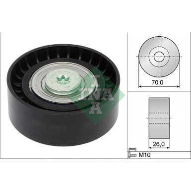 Umlenk-/Führungsrolle, Keilrippenriemen 532 0434 10