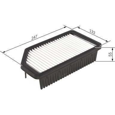 Luftfilter KIA F 026 400 414
