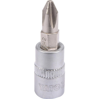 Biteinsatz Kreutzschlitz Ph2 1/4 L37Mm YT-04412