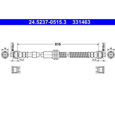 Bremsschlauch 24.5237-0515.3
