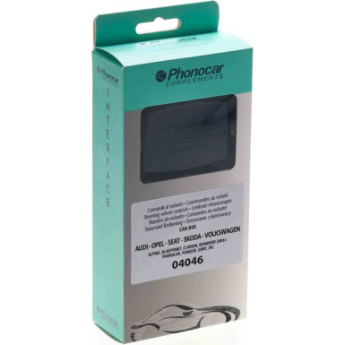 Phonocar Lenkrad-steuerungen Audi, Opel, Seat, Skoda, Volkswagen Alpine, Blaupunkt, Clarion, Kenwood ´06>, Phonocar, Pioneer, Sony, JVC 04046